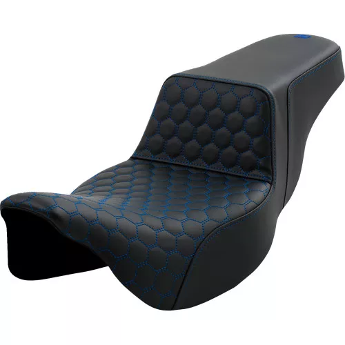 Saddlemen Extended Reach Honeycomb Step-Up Seat for 2008-2023 Harley Touring - Colors