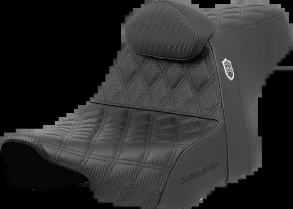 Saddlemen Pro Series SDC Performance Seat – Lattice Stitch – Gripper – W/ Backrest – FLH/FLT ’23-’24