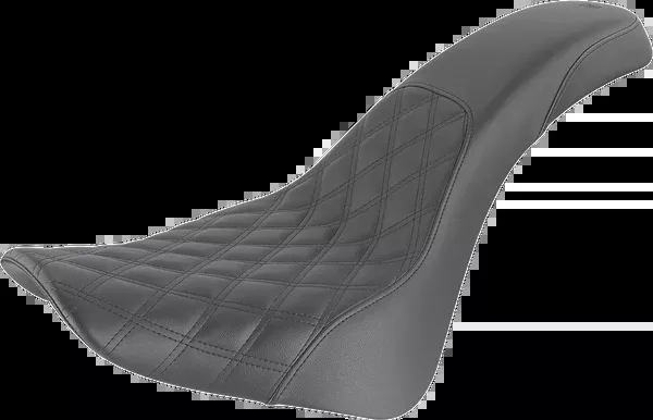 Saddlemen Profiler Seat – Front Lattice/Rear Smooth – Black – FL ’18-’24