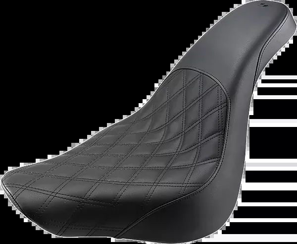 Saddlemen Profiler Seat - Front Lattice/Rear Smooth - Black - FL/FX '18-'23