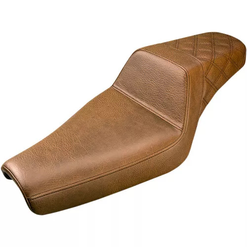 Saddlemen Rear LS Step Up Seat for 2004-2023 Harley Sportster - Brown