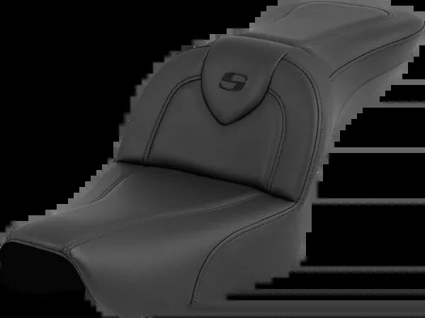 Saddlemen RoadSofa™ – Black – Without Driver Backrest – FXDWG ’04-’05