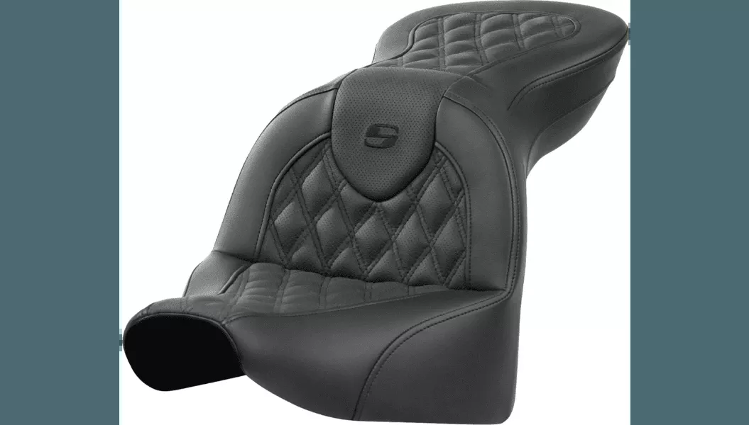 Saddlemen Roadsofa Seat for '18-20 Harley Davidson Softail Breakout - Lattice Stitch