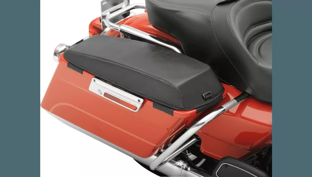 Saddlemen Saddlebag Chaps Lid Covers for '93-13 Harley Davidson Touring Models with OEM Hard Bags - Pair