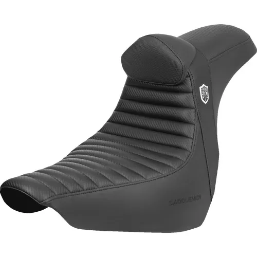 Saddlemen SDC Performance Tuck-n-Roll Seat w/ Backrest for 2018-2026 Harley Low Rider S/ST