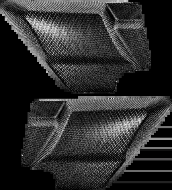 Saddlemen Side Covers – Carbon Fiber/Matte – HD Touring ’09-’24