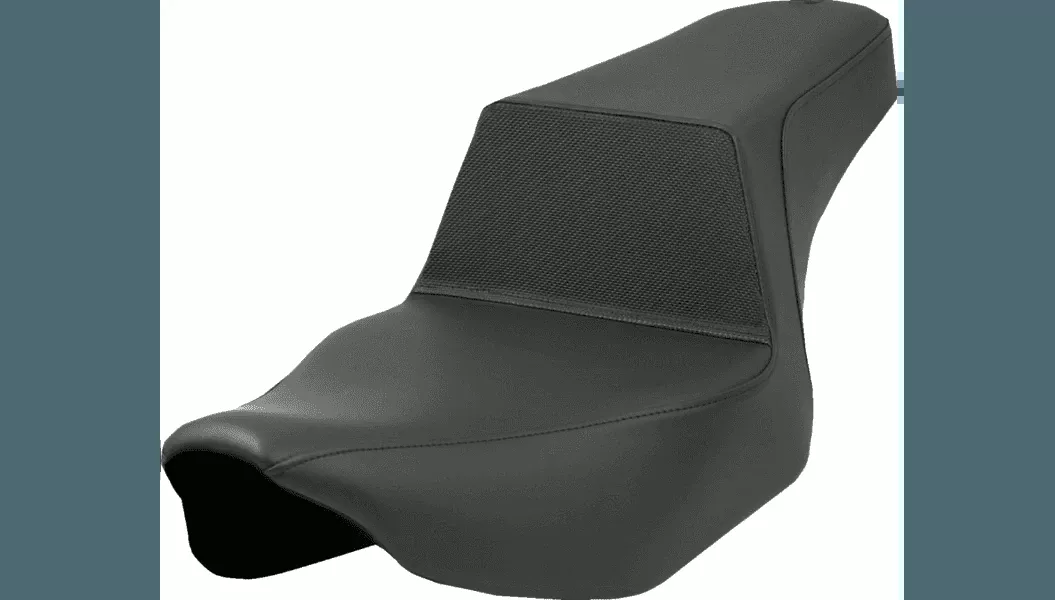 Saddlemen Standard Step-Up Seat for '23-24 Harley Davidson CVO Road Glide (ST) and Street Glide, '24-Up Road Glide and Street Glide Models - Rear Lattice Stitch