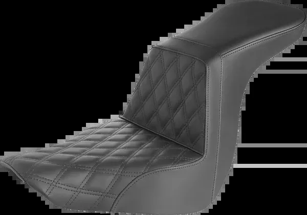 Saddlemen Step-Up Seat – Front Lattice Stitch – Black