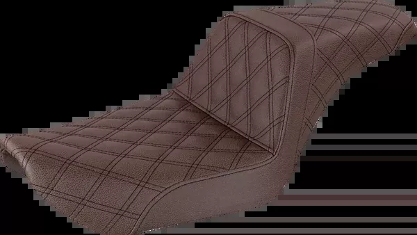 Saddlemen Step-Up Seat – Full Lattice Stitch – Brown – Dyna