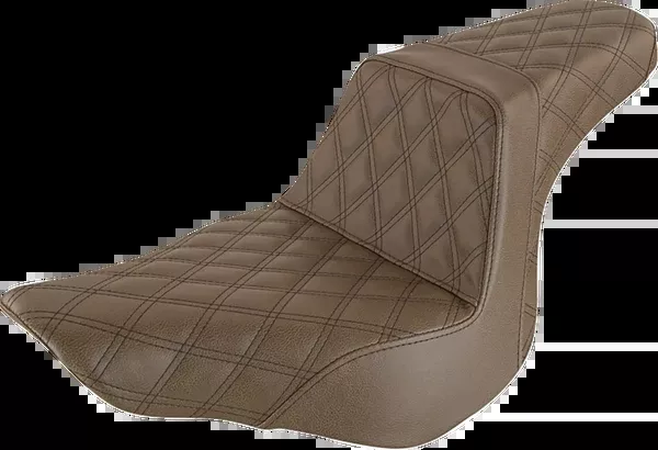 Saddlemen Step-Up Seat – Full Lattice Stitch – Brown