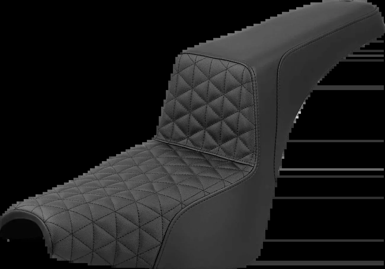 Saddlemen Step-Up Seat - Tri-Gripper - Black - FXBB/FXST '18-'25 - 818-30-179