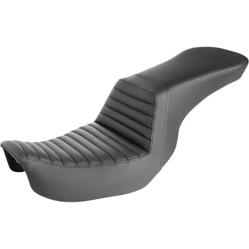 Saddlemen Tour Step-Up Seat for 2006-2017 Harley Dyna - Tuck-N-Roll