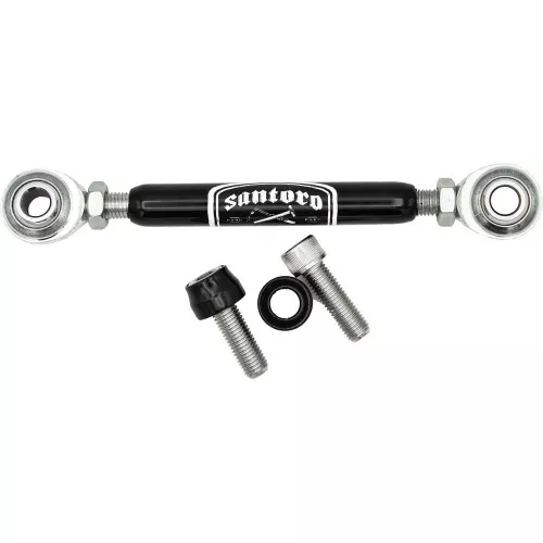 Santoro Fabworx Shorty Shift Linkage for 1991-2017 Harley Dyna - Black