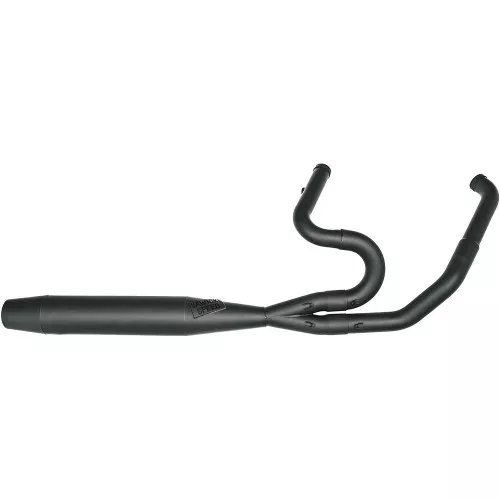Sawicki 2-1 Mid Length Cannon Exhaust for 2017-2023 Harley Touring - Black