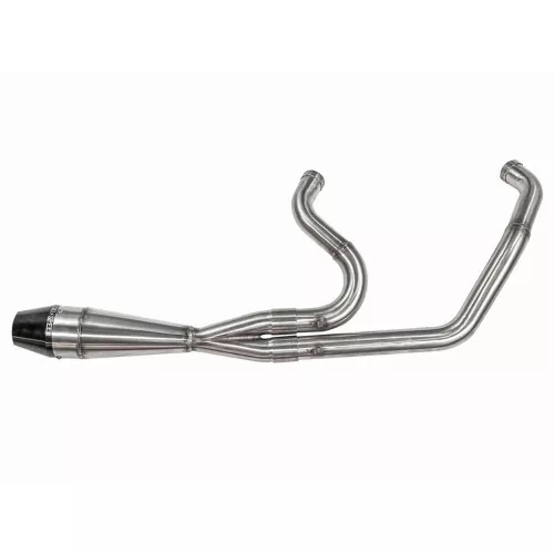 Sawicki 2-1 Stainless Mid-Length Exhaust for 2018-2024 Harley Softail - Brushed