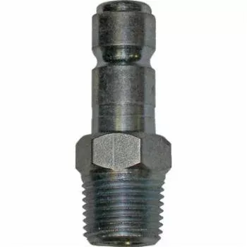 Schrader 1/2" NPT Tru-Flate Nipple Fitting - 1/2" MPT Connection