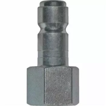 Schrader 1/4" NPT Nipple with 1/4" FPT Tru-Flate Connection