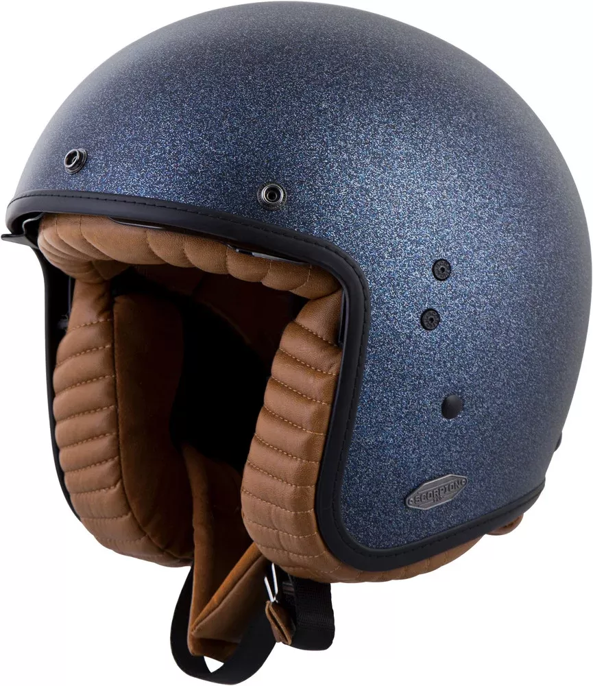 Scorpion EXO Belfast Open Face Helmet – Red, All Sizes