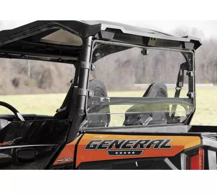 Seizmik Hard Rear Windshield (Uncoated Poly) for '16-21 Polaris General