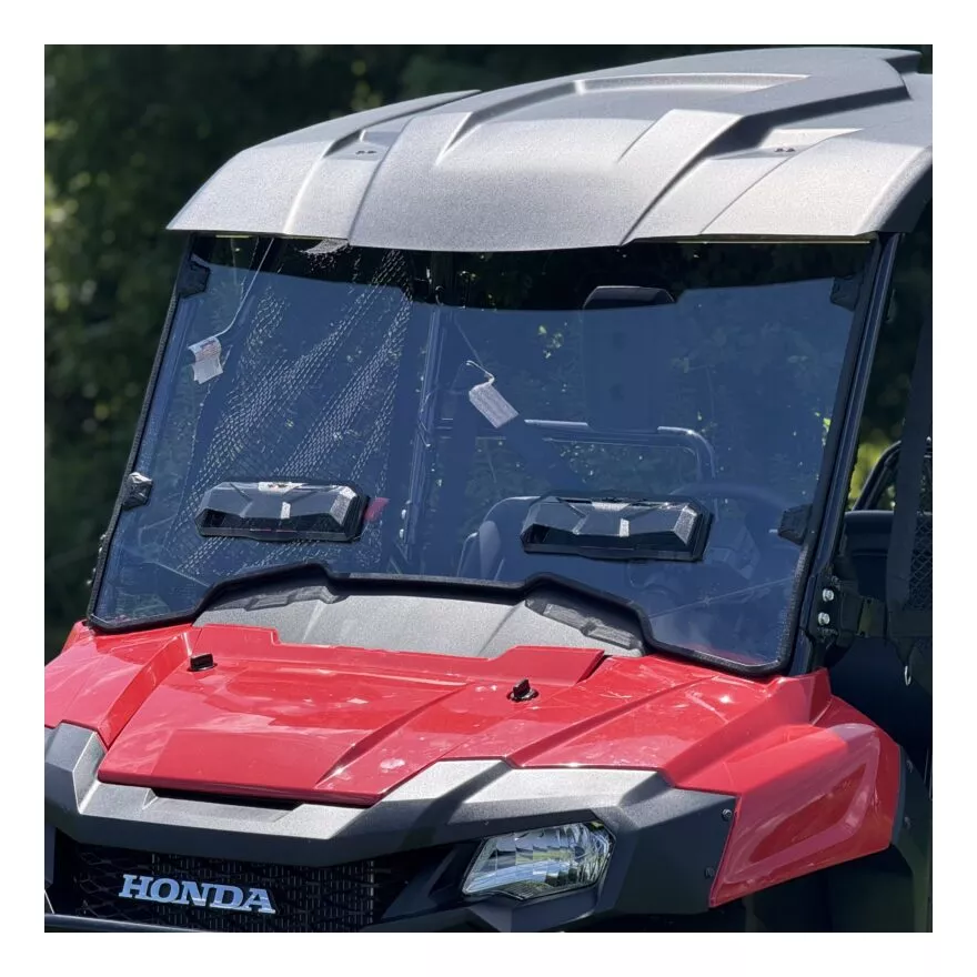 Seizmik Tool-Less Versa Vent Hard Coated Polycarbonate Windshield Honda Pioneer 700 2014-2026