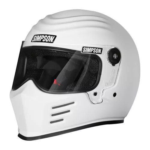 Simpson Outlaw 3 Bandit Helmet - White