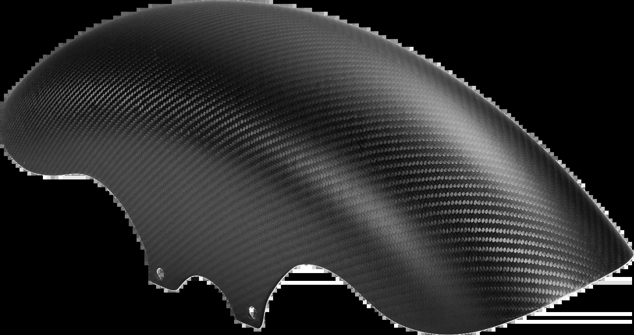 Slyfox Bolt On Carbon Fiber Front Black Fender 19" for 2014-2022 Harley Touring