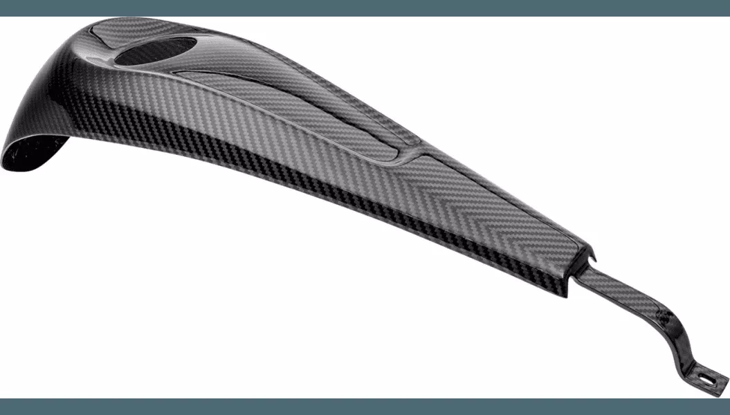 Slyfox Carbon Fiber Dash Panel for '08-22 Harley Davidson Touring Models - Gloss Black