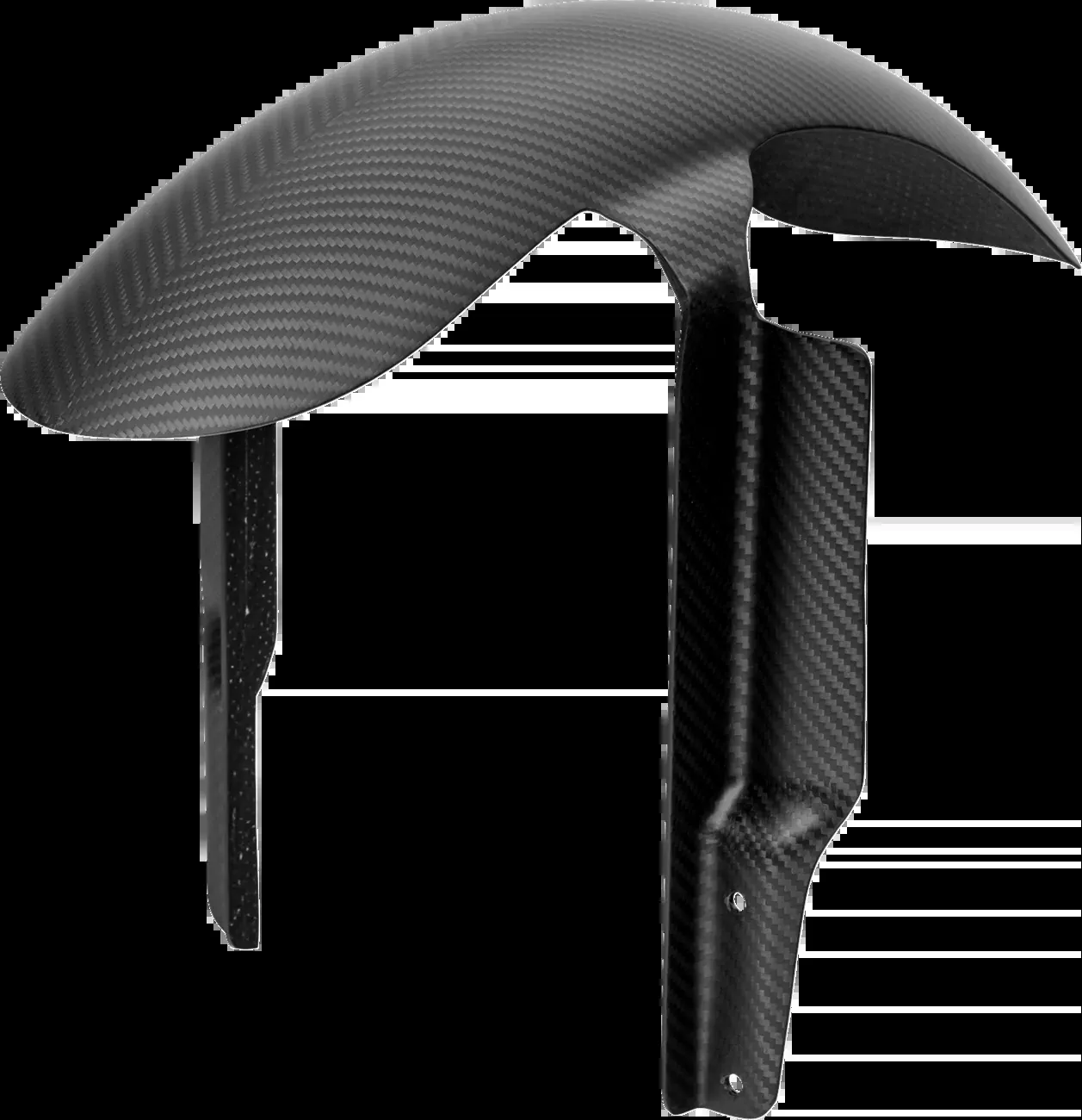 SLYFOX Front Fender - Carbon Fiber/Matte - 1033-FF2C