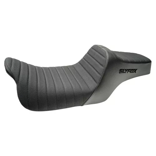 Slyfox Highnoon Tuck n Roll Seat for 2008-2023 Harley Touring