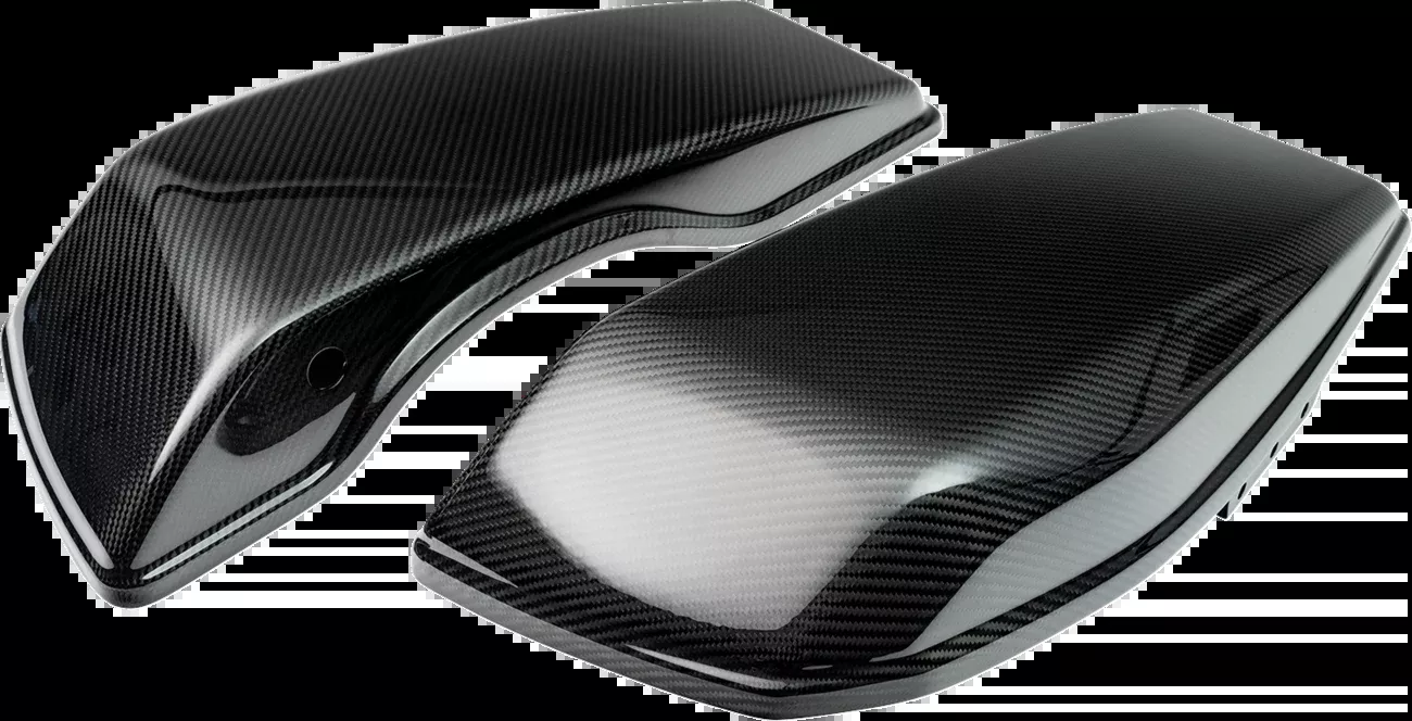 SLYFOX Saddlebag Lids - Carbon Gloss - FL '24-'25 - 1022-SBLC-G