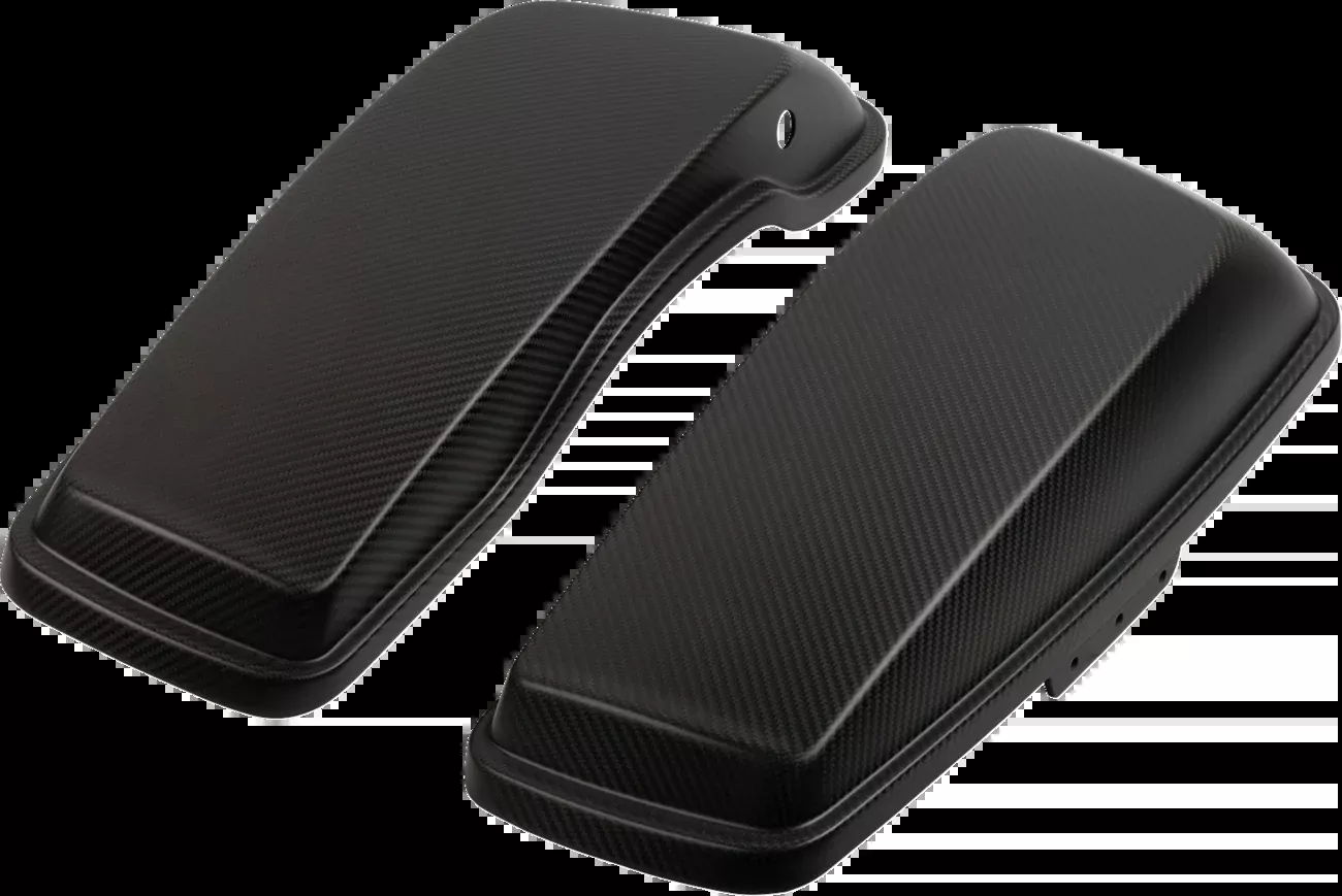 SLYFOX Saddlebag Lids - Carbon Matte - FL '14-'23 - 1020-SBLC-M