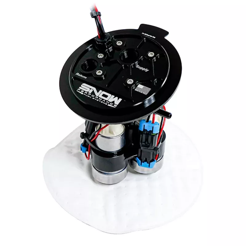 Snow Performance 2005+ Dodge Charger / 2005+ Dodge Challenger Standard Fuel Hat – Dual Pump