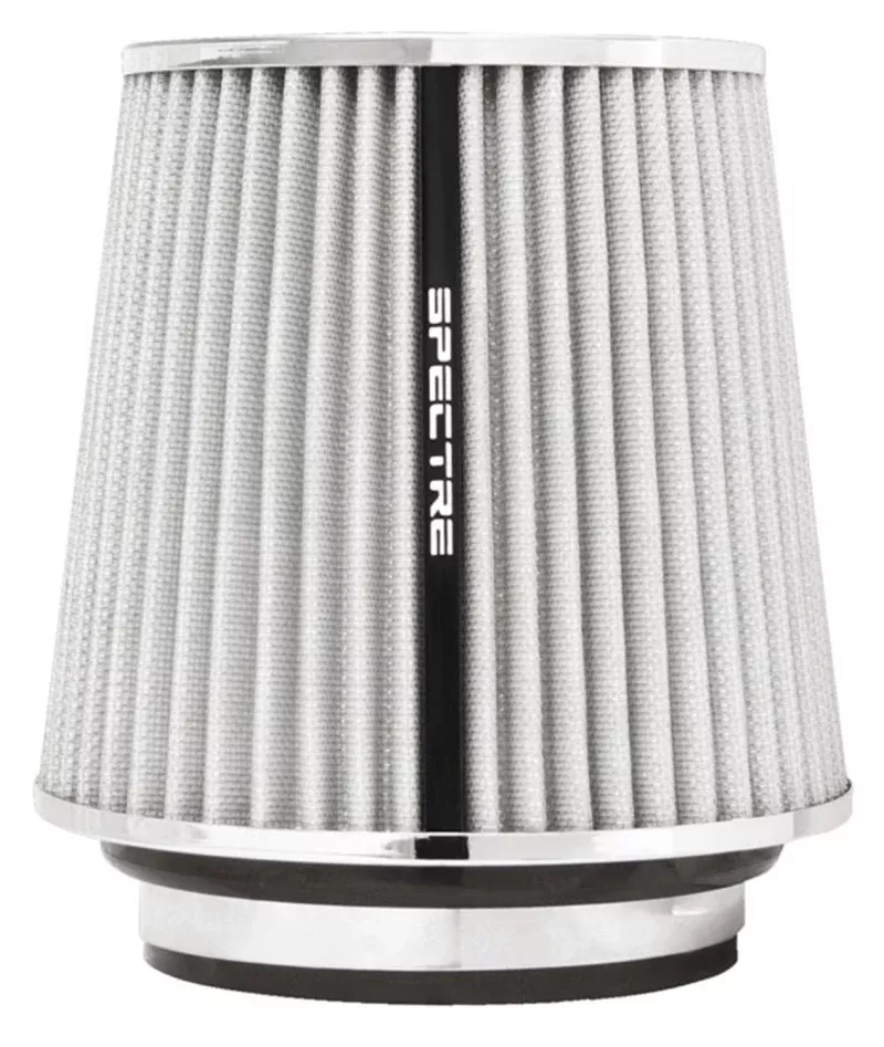 Spectre Adjustable Conical Air Filter 5-1/2in. Tall (Fits 3in. / 3-1/2in. / 4in. Tubes) – White