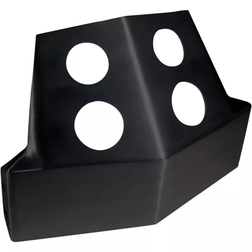 Speed Merchant SM Black Powdercoated Frame Skid Plates for Harley FXD Dyna 06-16