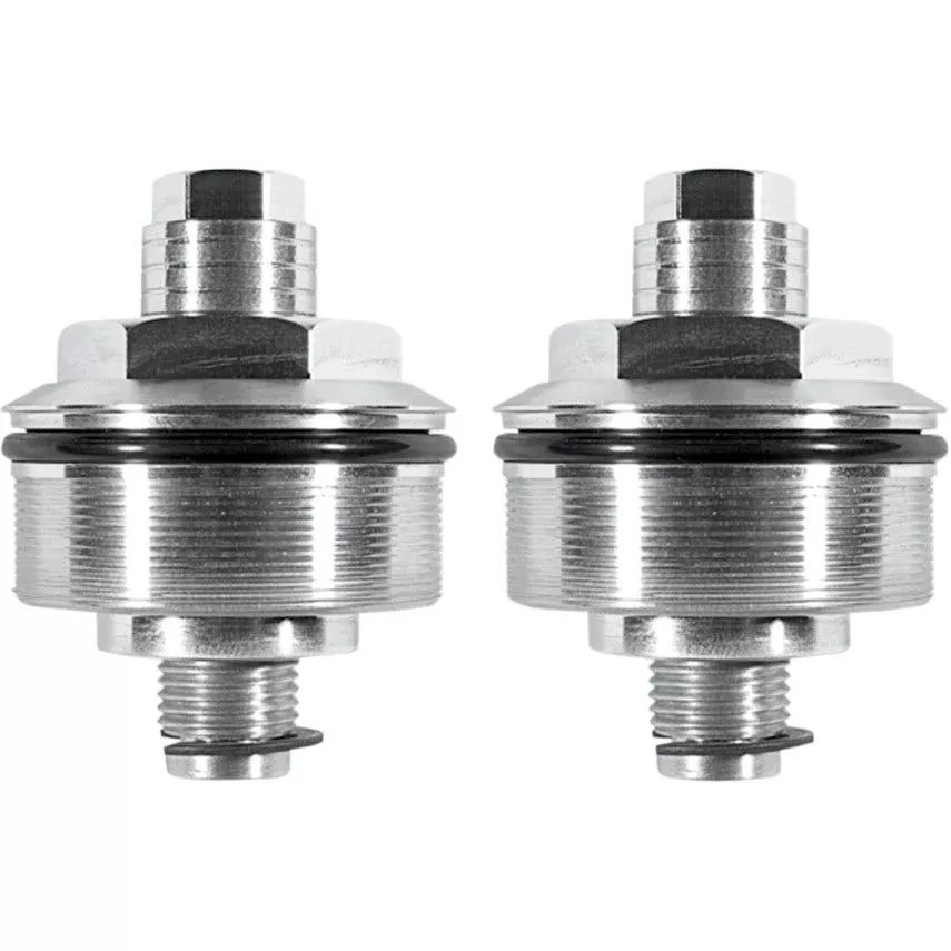 Speed Merchant SM Machined Preload Adjuster 49mm Fork Caps Harley FXD FXD V-Rod