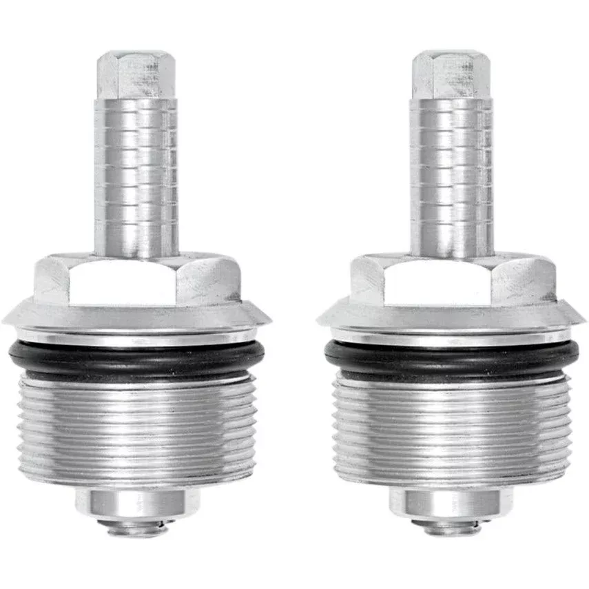 Speed Merchant SM Machined Preload Adjuster Fork Caps Harley FXR XL FXD 39mm