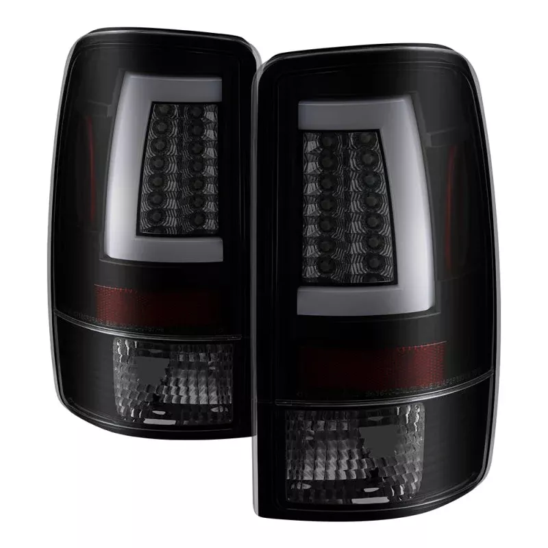 Spyder 00-06 GMC Yukon/Yukon XL V2 Light Bar LED Tail Lights – Blk Smoke (ALT-YD-CD00V2-LBLED-BSM) 5084156