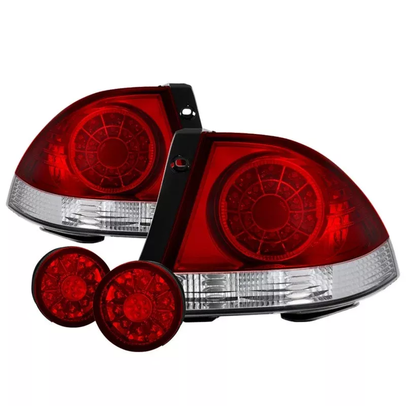 Spyder 01-03 Lexus IS300 LED Tail Lights – Red Clear ALT-YD-LIS300-LED-SET-RC 5085061