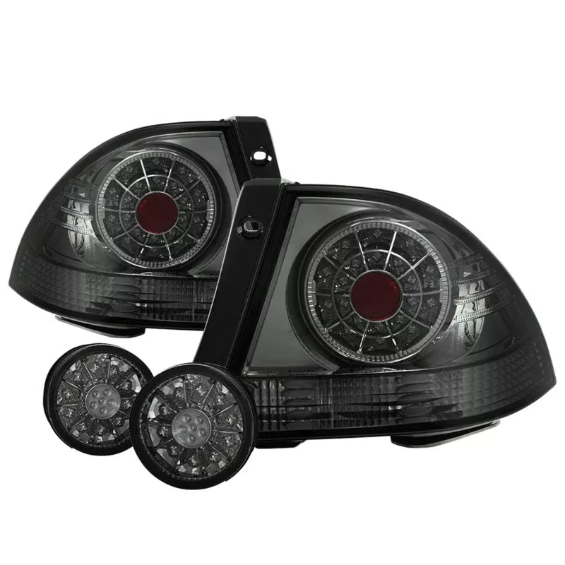 Spyder 01-03 Lexus IS300 LED Tail Lights w/Inner Trunk Lights – Smoke (ALT-YD-LIS300-LED-SET-SM) 5085054
