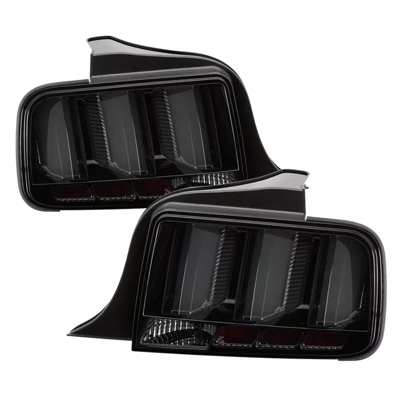 Spyder 05-09 Ford Mustang (White Light Bar) LED Tail Lights – Smoke ALT-YD-FM05V3-LED-SM 5086709