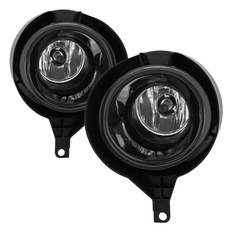 Spyder 05-16 Nissan Frontier Metal Chrome Bumper ONLY OEM Fog Lights w/Switch – Clear (FL-NF05-M-C) 5084972