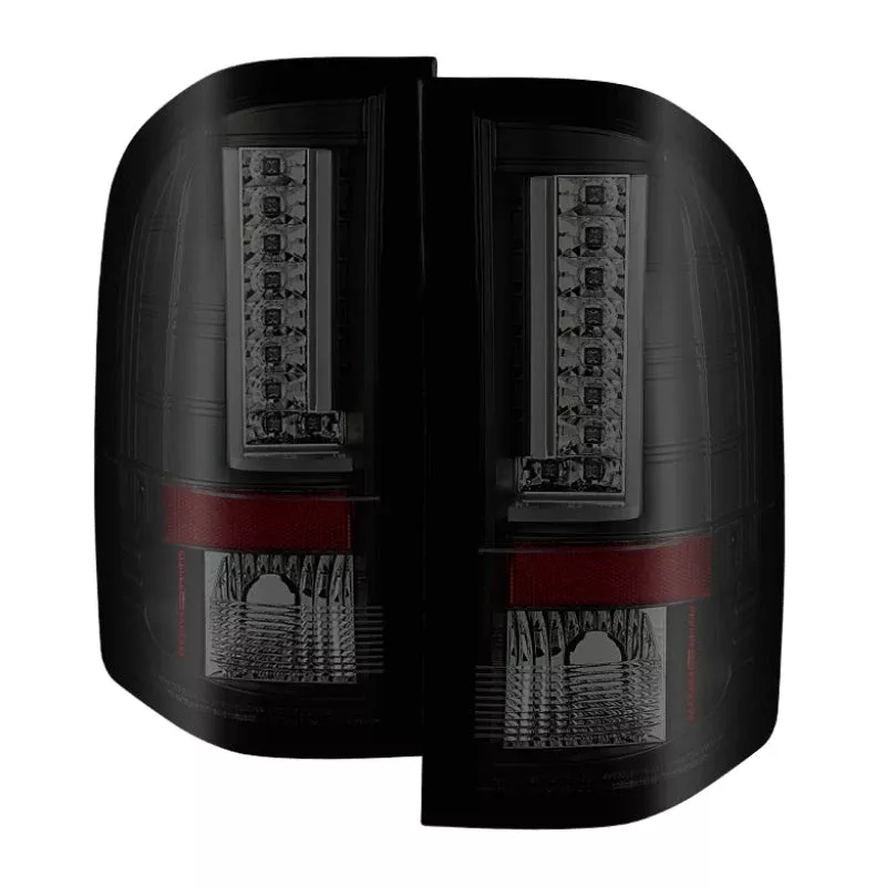 Spyder 07-13 Chevy Silverado (Exc 2010 Model) Verison 2 LED Tail Lights ALT-YD-CS07V2-LED-BSM 5082626