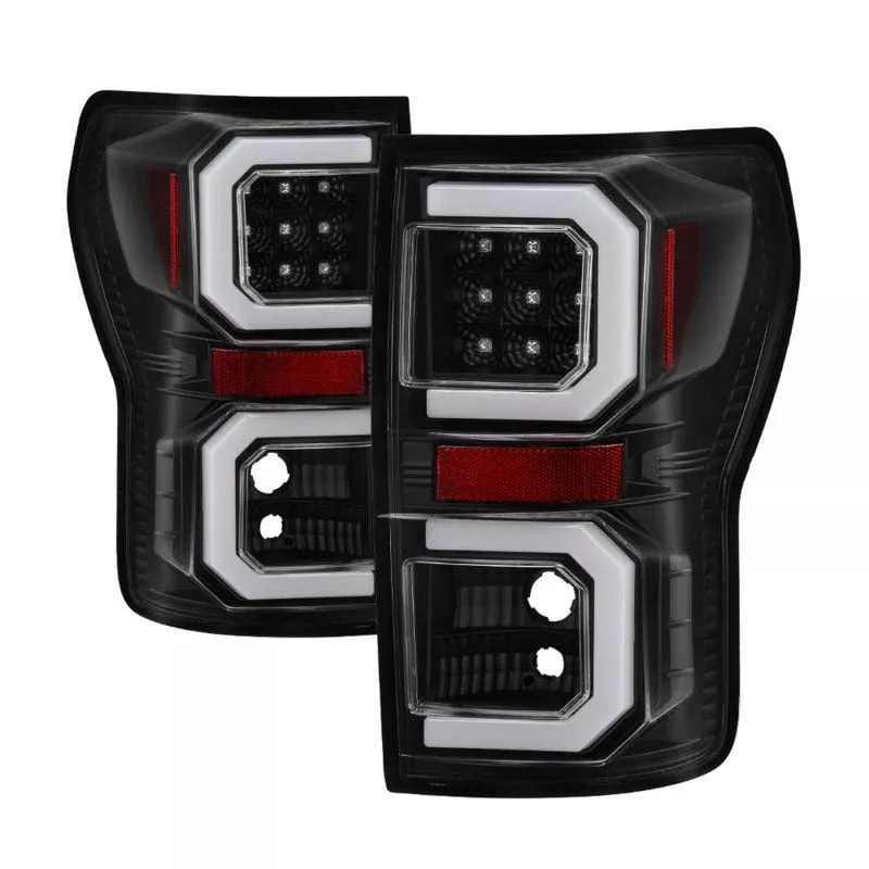 Spyder 07-13 Toyota Tundra V2 Light Bar LED Tail Lights – Black ALT-YD-TTU07V2-LB-BK 5085368