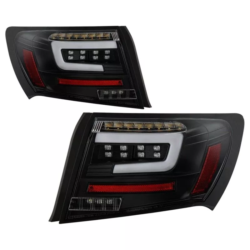 Spyder 08-11 Subaru Impreza WRX 4DR LED Tail Lights – Black ALT-YD-SI084D-LED-BK 5087966