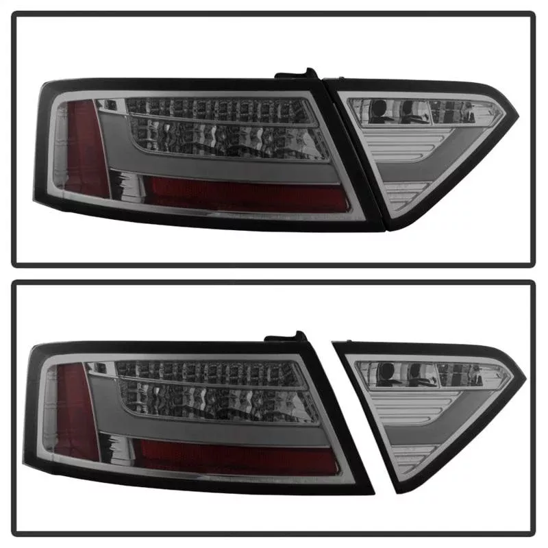 Spyder 08-12 Audi A5 LED Tail Lights – Smoke ALT-YD-AA508V2-LED-SM 5083951