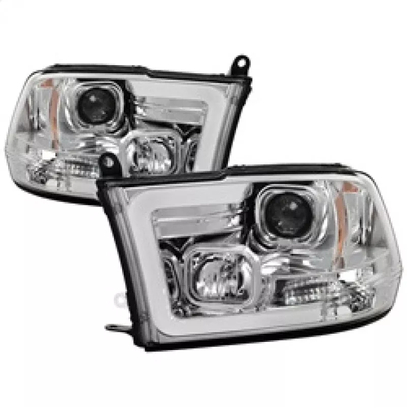 Spyder 09-16 Dodge Ram 1500 V2 Projector Headlights – Halogen – DRL – Chrome (PRO-YD-DR09V2-LBDRL-C) 5084828