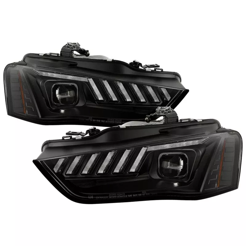 Spyder 13-16 Audi A4/S4 HID Model Only Projector Headlights – Black PRO-YD-AA413HIDSI-BK 5088338