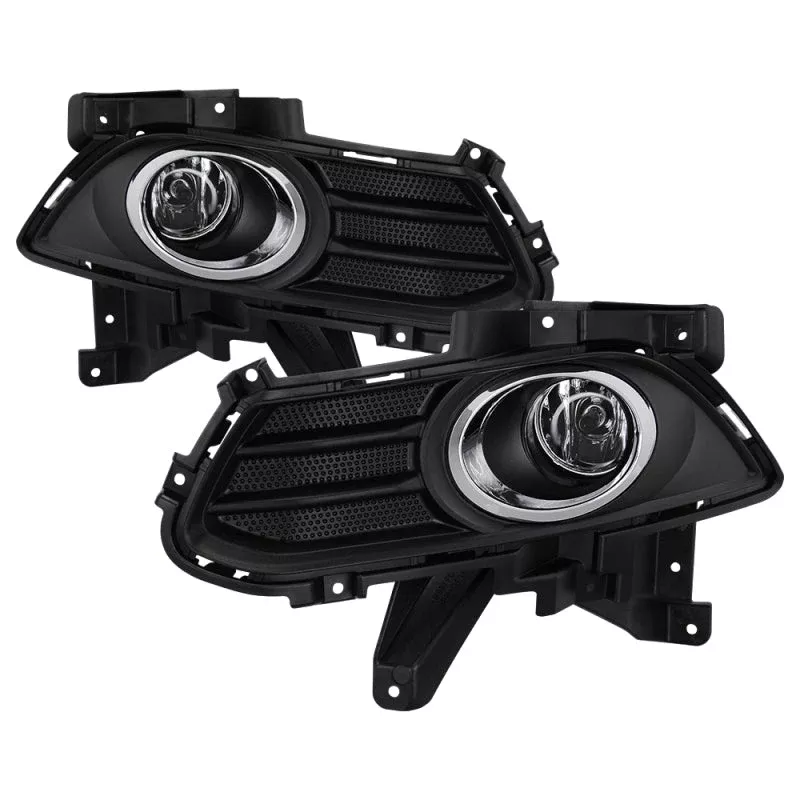 Spyder 13-16 Ford Fusion OEM Fog Lights w/Switch & Cover – Clear (FL-FFUS13-C) 5085009