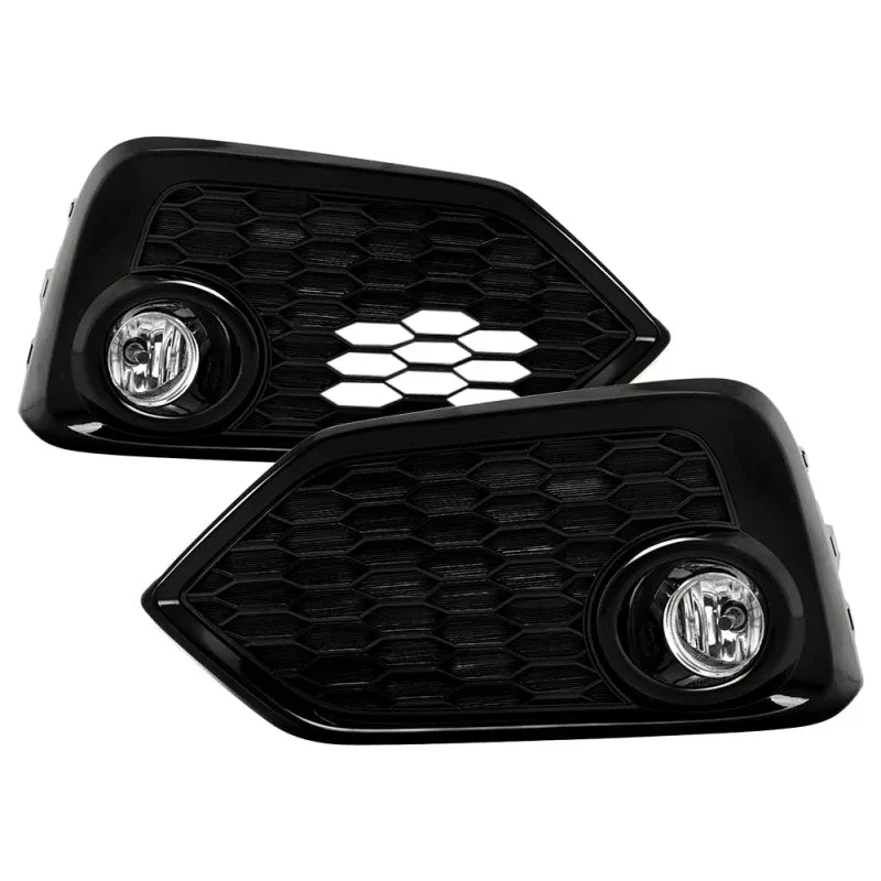 Spyder 16-17 Honda Civic 3DR Hatchback Only OEM Fog Light w/Switch – Clear (FL-HC2017-H-C) 9043321