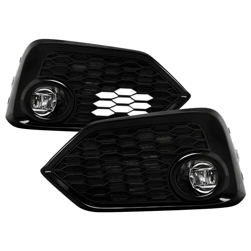 Spyder 16-17 Honda Civic Hatchback (Hatch Only) OEM LED Fog Light w/Switch – Clear (FL-HC2017-LED-C) 9043338